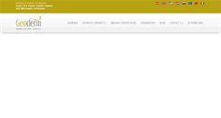 Desktop Screenshot of geoderm.com