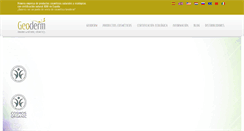 Desktop Screenshot of geoderm.es