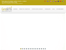 Tablet Screenshot of geoderm.es